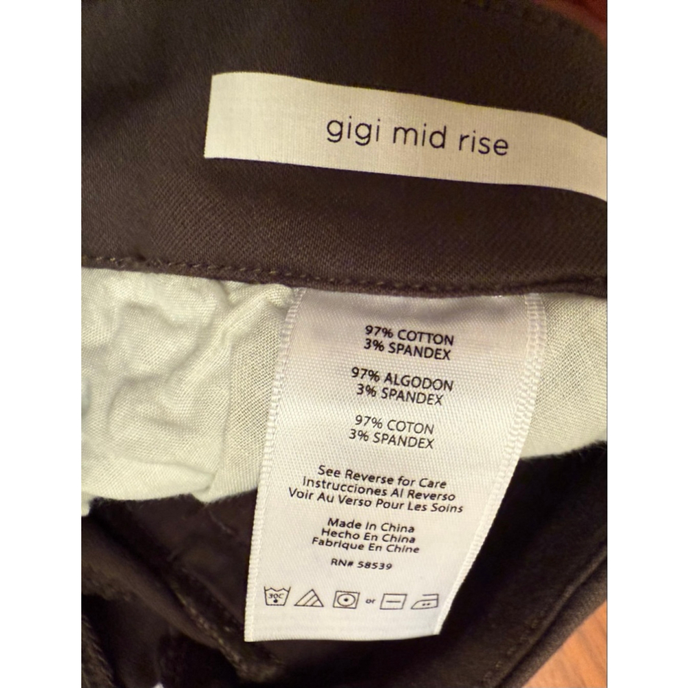 STS Blue Gigi Mid Rise Crop Trousers Dark Olive NWT Size 27 - Picture 12 of 16